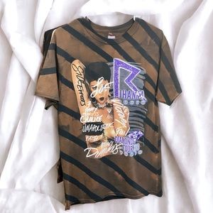Rhianna Bleeched Throw Back Concert Tee Featuring ASAP Rocky